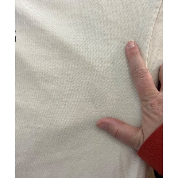 Passenger women's sweatshirt XL cream beige Sun Daze recycled cotton sweater - Picture 8 of 10